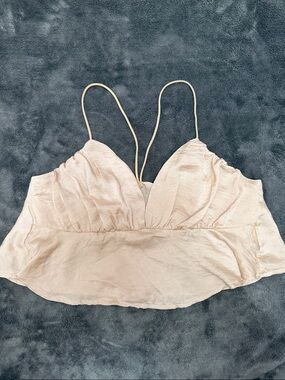 SHEIN Light Blush Satin Cami